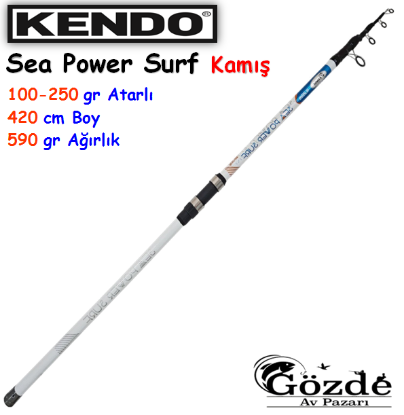 Kendo Sea Power Surf 420 cm 100-250 gr Teleskobik Kamış  resmi