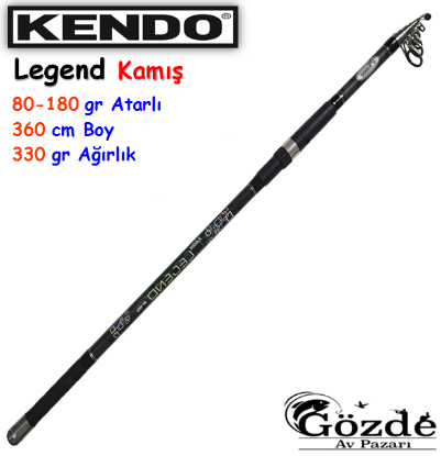 Kendo Legend 360cm 80-180 gr Teleskopik Kamış resmi