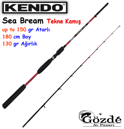 Kendo Sea Bream 1.80 mt up to 150 gr Tekne Kamışı resmi