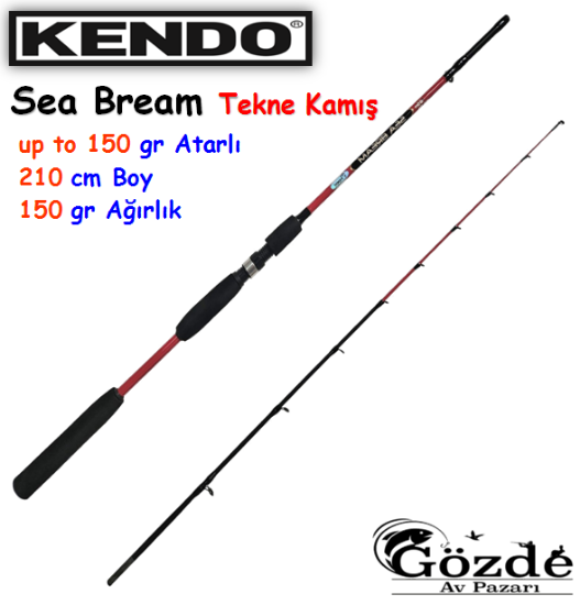 Kendo Sea Bream 2.10 mt up to 150 gr Tekne Kamışı  resmi