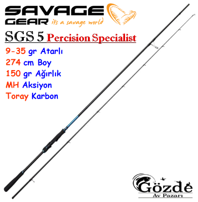 Savage Gear SGS5 Precision Lure  2.74 Mt  9-35 gr Kamış  resmi