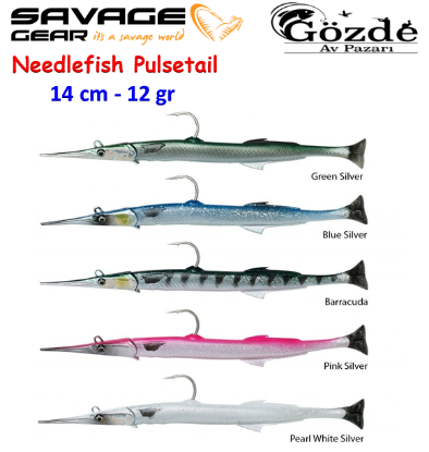 Savage Gear Needlefish Pulsetail 2+1 14 cm 12 gr Silikon Balık resmi