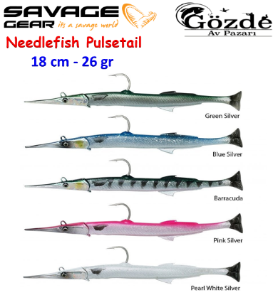 Savage Gear Needlefish Pulsetail 2+1 18 cm 26 gr Silikon Balık  resmi