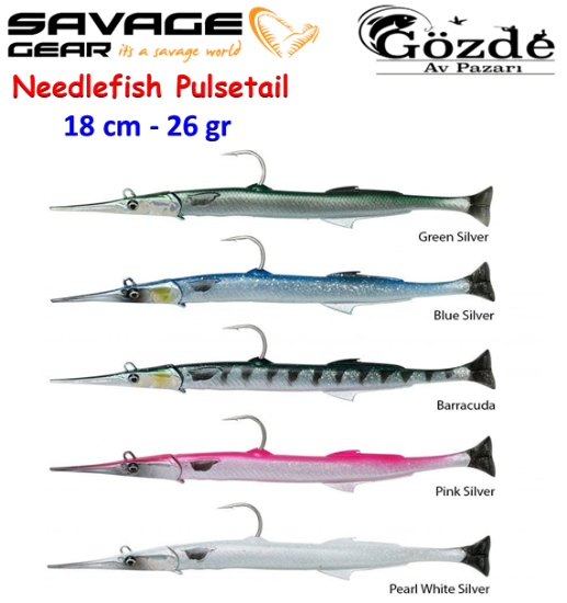 Savage Gear Needlefish Pulsetail 2+1 18 cm 26 gr Silikon Balık  resmi