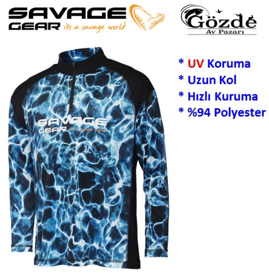 Savage Gear Marine UV Korumalı Uzun Kol  resmi