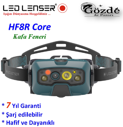 Led Lenser HF8R Kafa Feneri ( Şarjlı ) - Green Limited resmi