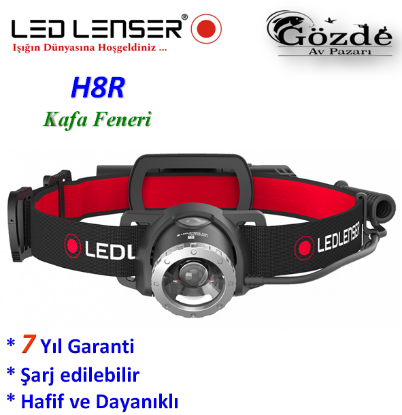 Led Lenser H8R  Kafa Feneri  ( Şarjlı ) resmi