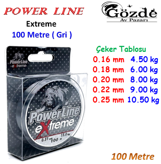 Powerline Extreme 100 m. Makara Misina resmi