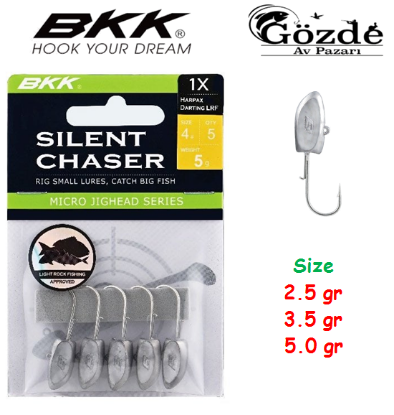 BKK Silent Chaser-Harpax Darting LRF Jighead 2.5 gr  resmi