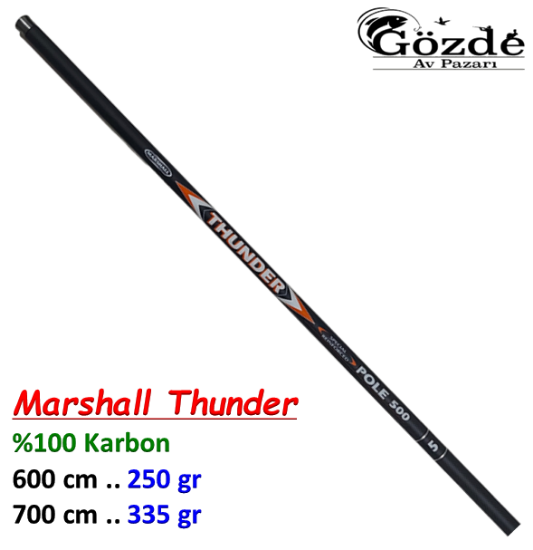 Marshall Thunder %100 Karbon  6 mt resmi