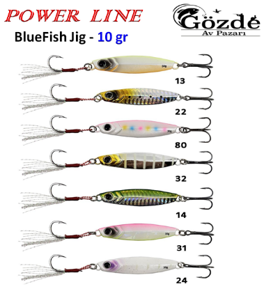 PowerLine Bluefish Jig 10 gr resmi