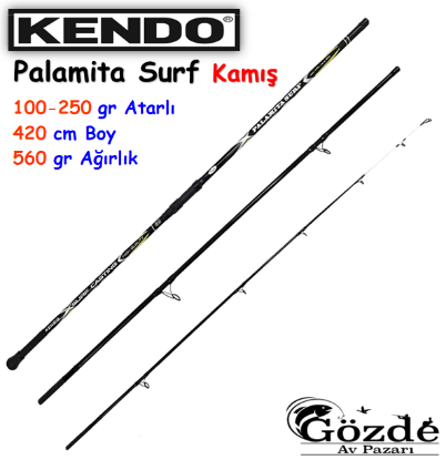 Kendo Palamita Surf 420 cm 250 gr 3 Parça Kamış resmi