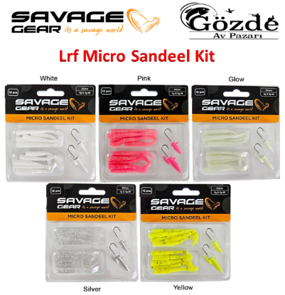 Savage Gear Micro Sandeel Kit Silikon resmi