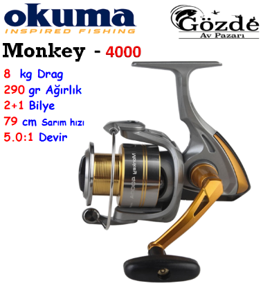 Okuma Monkey MO-4000 A 2+1 Bilye Makine  resmi