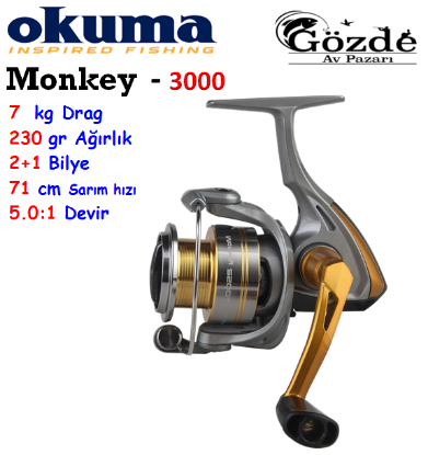 Okuma Monkey MO-3000 A 2+1 Bilye Makine   resmi