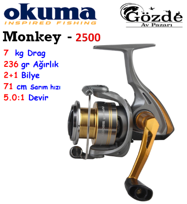 Okuma Monkey MO-2500 A  2+1 Bilye Makine resmi