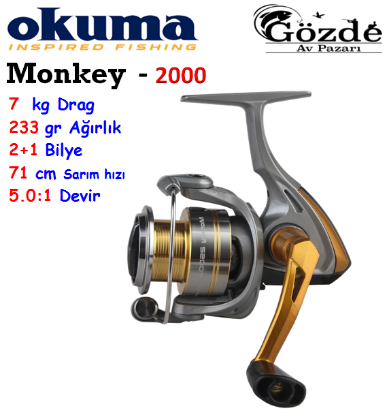 Okuma Monkey MO-2000 A  2+1 Bilye Makine  resmi