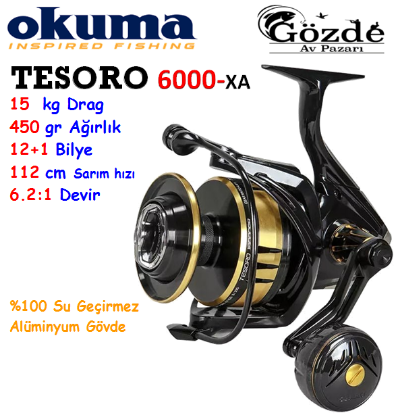 Okuma Tesoro TSR-6000 XA 12+1 Bilye Makine   resmi