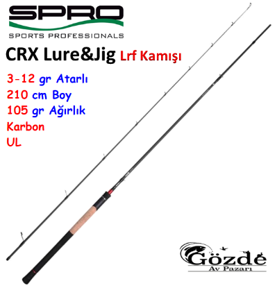 SPRO CRX Lure&Jig 210 cm  3-12 gr Lrf Kamışı resmi