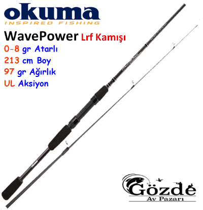 Okuma Wave Power 213 cm 0-8 gr Lrf Kamışı  resmi