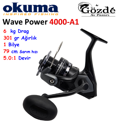 Okuma Wave Power WP-4000A 1 Bilye Makine  resmi