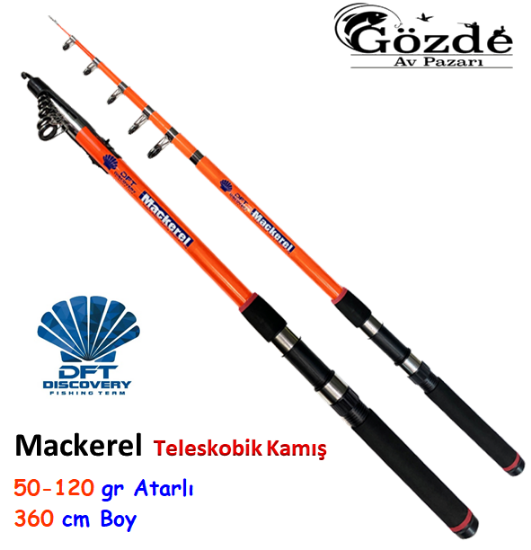 Discovery Mackerel 360 cm Teleskopik Kamışı 50-120 gr resmi